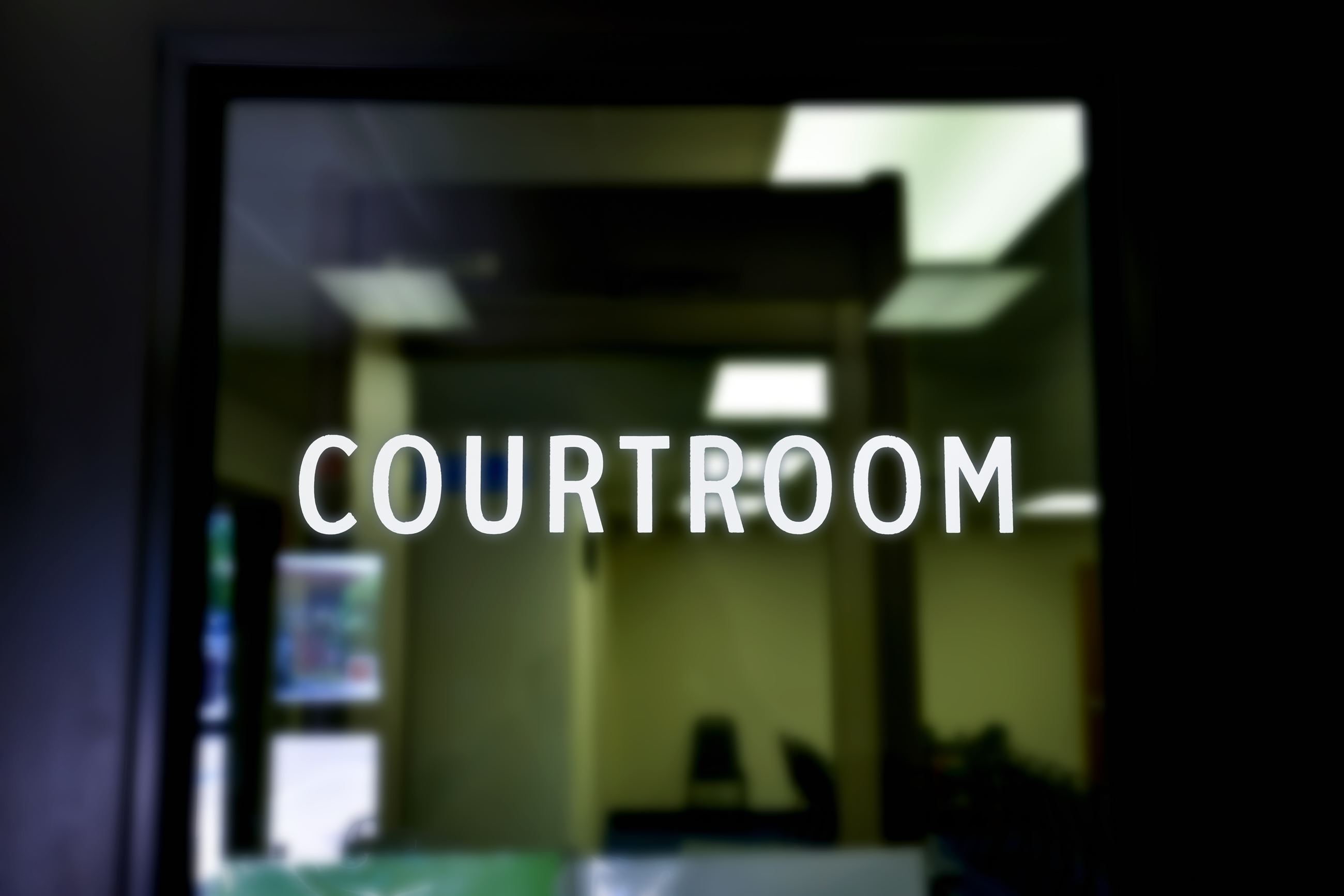 Courtroom Door